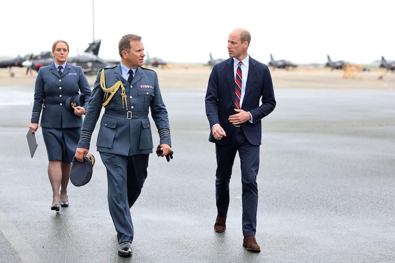 William arrives at RAF Valley in Anglesey