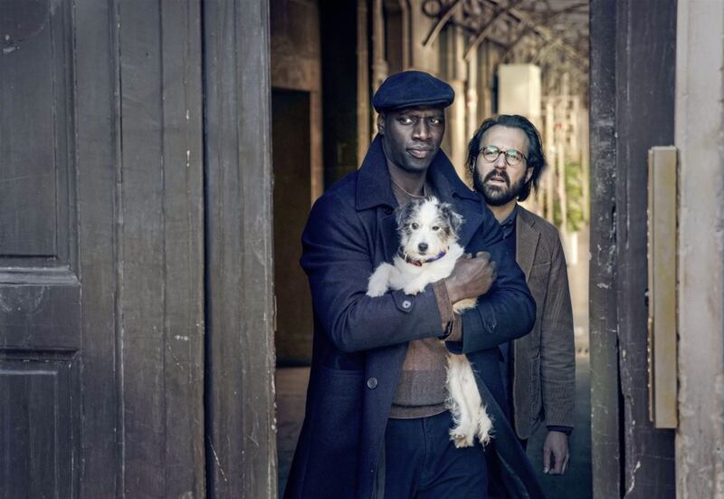 Lupin Part 2: Omar Sy as Assane Diop and Antoine Gouy as Benjamin Ferel 