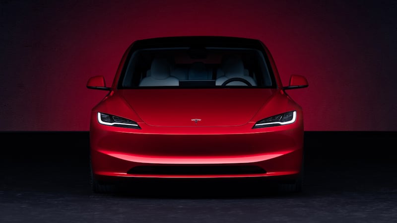 New headlamps and a cleaner front-end are the Model 3's biggest exterior changes
