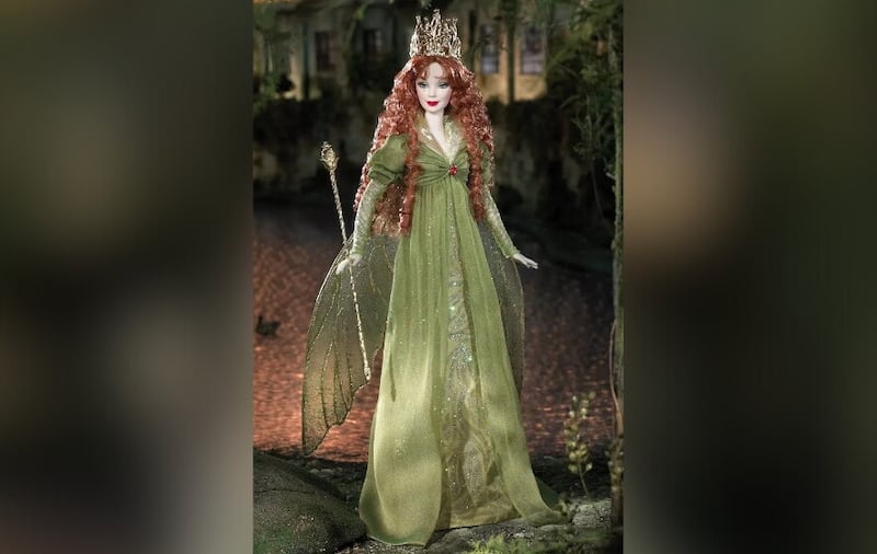 Legends of Ireland Faerie Queen Barbie. (Credit Mattel Inc.)