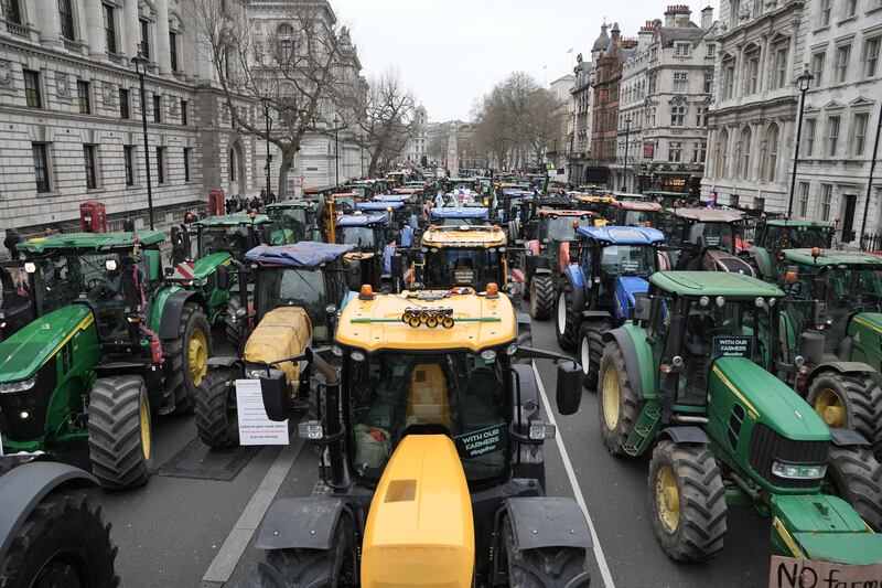 Farmers have mounted a series of protests about the changes