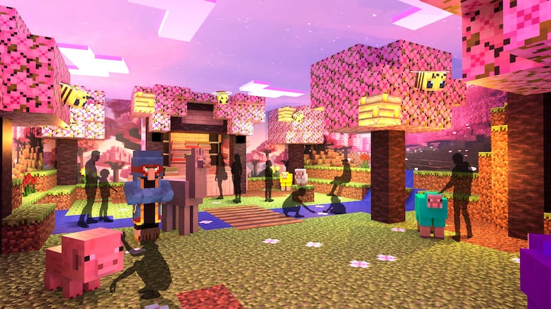 Minecraft-themed attractions will open at UK and US parks between 2026 and 2027