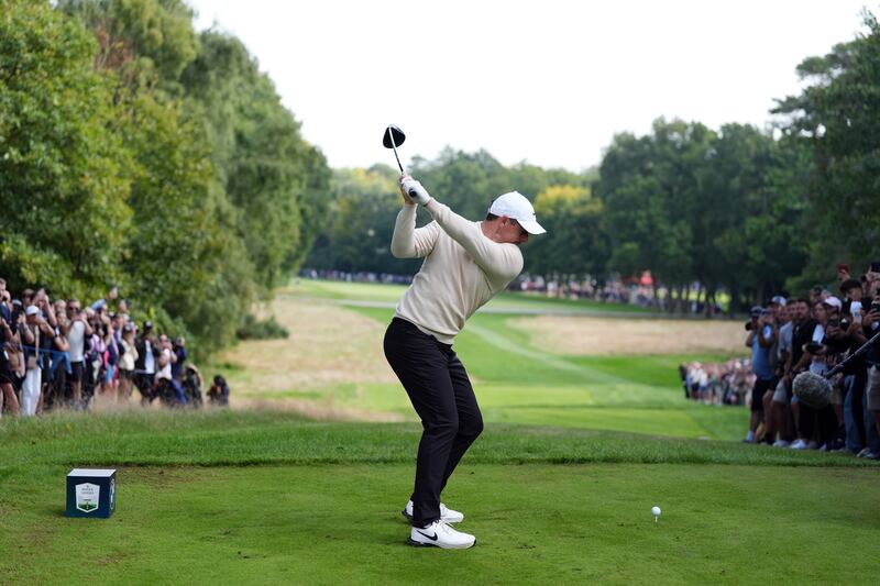 McIlroy during the BMW PGA Championship pro-am at Wentworth