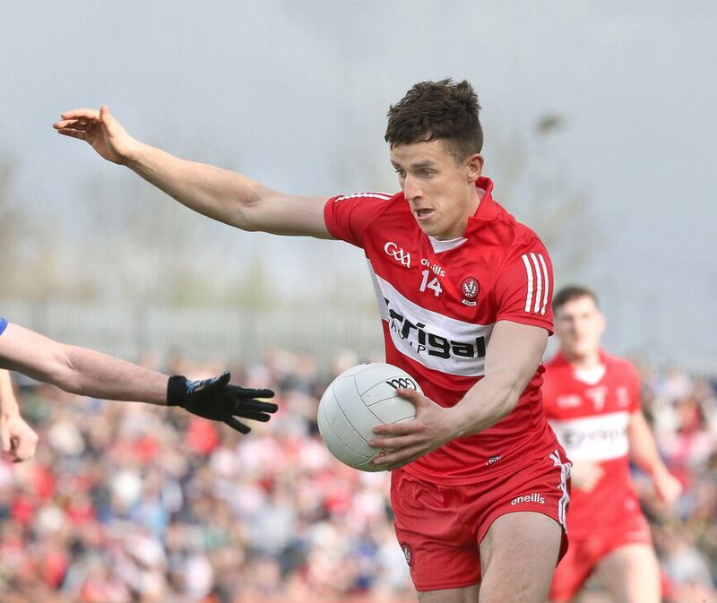 Derry full-forward and now Allstar, Shane McGuigan.