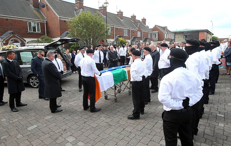 The funeral has taken place in west Belfast of former INLA prisoner Martin McElkerney