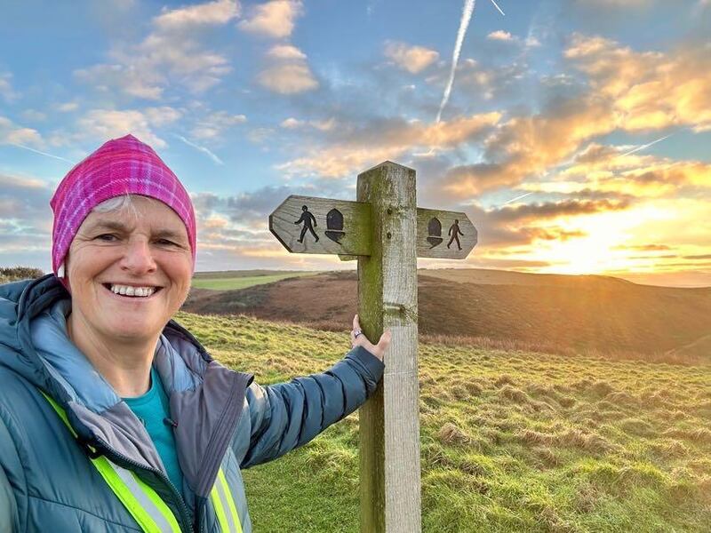 Tracey Howe is walking the entire UK coastline in memory of her late wife