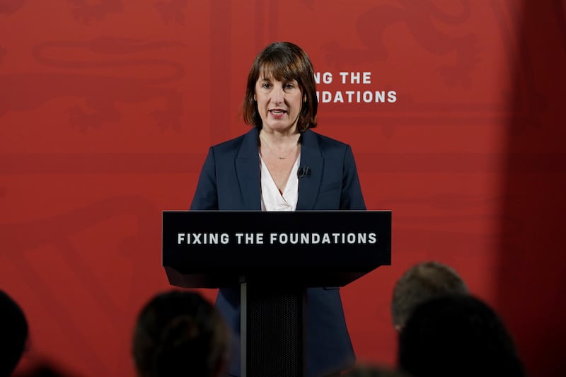 Chancellor of the Exchequer Rachel Reeves addressed MPs at a meeting of the Parliamentary Labour Party