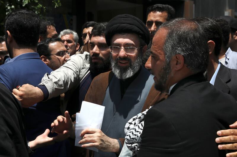 Mojtaba, the son of Iranian Supreme Leader Ayatollah Ali Khamenei (AP Photo/Vahid Salemi, File)