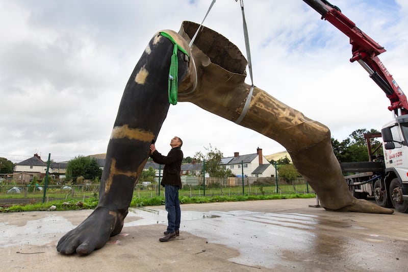 Joseph Hillier and the sculpture