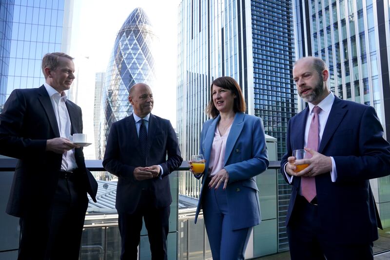 Shadow chancellor Rachel Reeves and shadow secretary of state for business and trade Jonathan Reynolds met business leaders on Monday morning at the start of a campaign week focusing on the economy