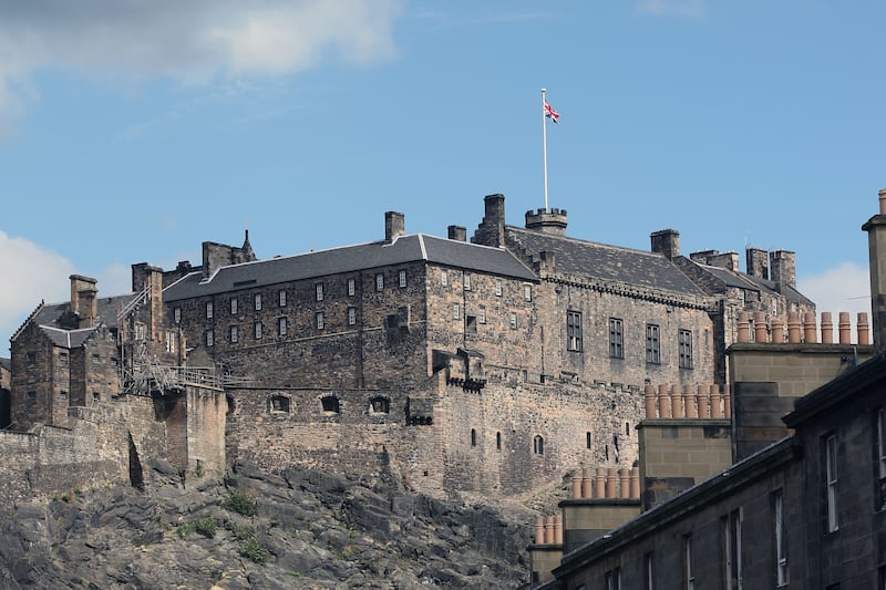 The incident took place in the Crown Room at Edinburgh Castle