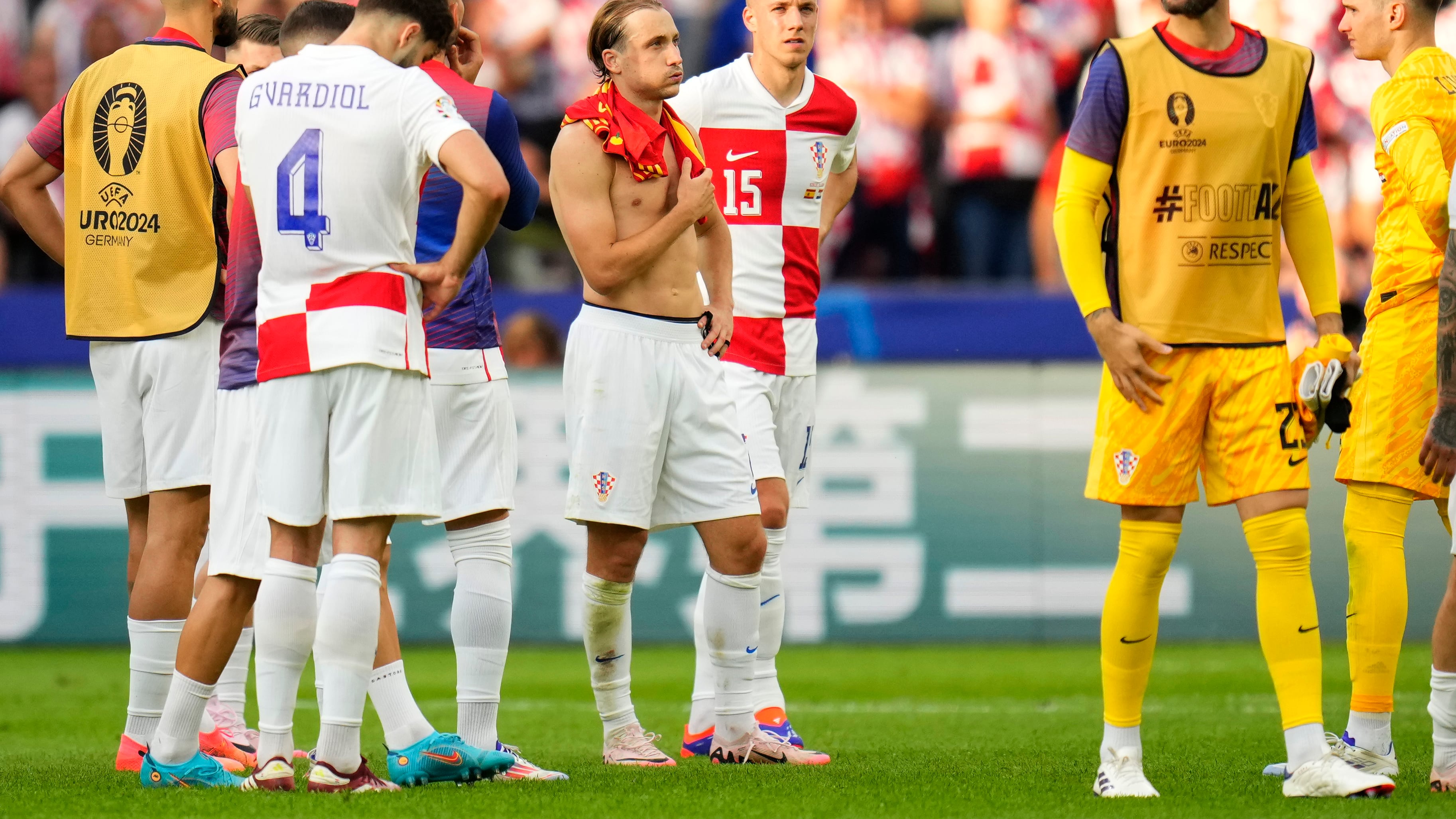 Croatia are eager to bounce back from the disappointment of their 3-0 loss to Spain (Manu Fernandez/AP)