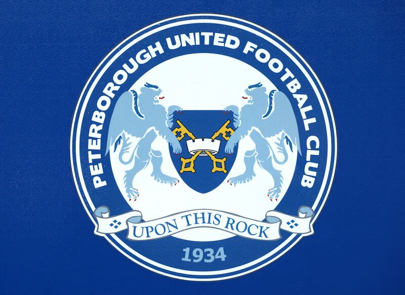 A Peterborough United badge