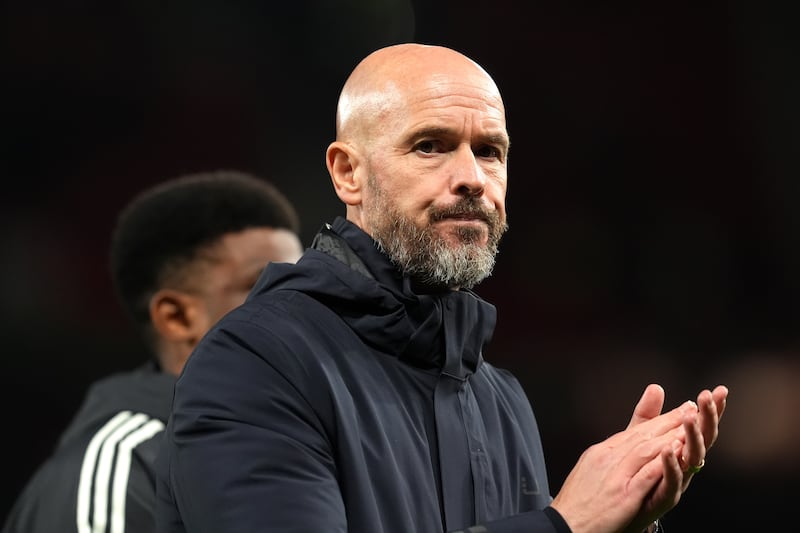 Manchester United manager Erik ten Hag is under pressure at Old Trafford