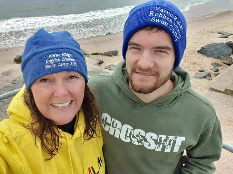 A coroner concluded Mr Clark, pictured with his mother Tracy, had taken his own life