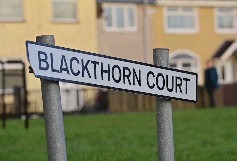 Blackthorn Court in Coleraine's Harpur's Hill area. PICTURE: COLM LENAGHAN