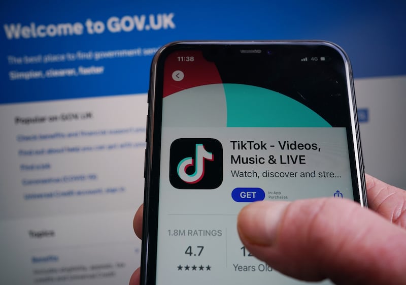 The TikTok app on the App Store