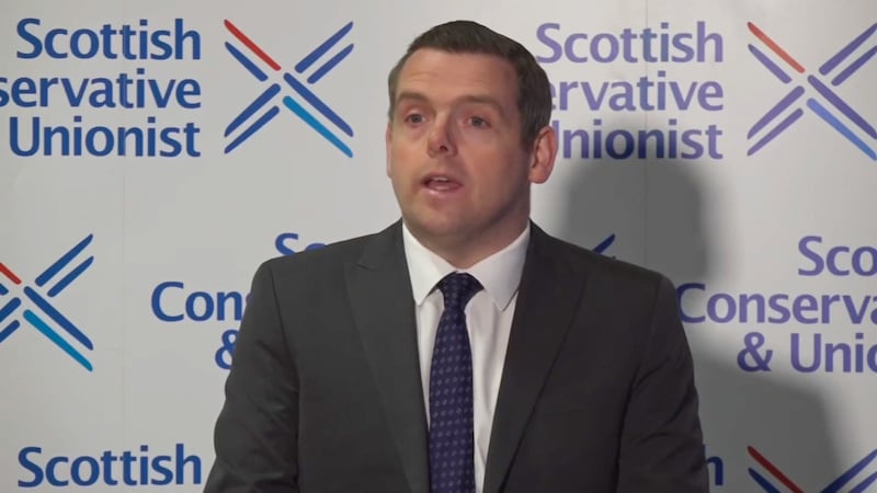 Scottish Conservative leader Douglas Ross said the party’s management board had had to make a ‘difficult decision’.