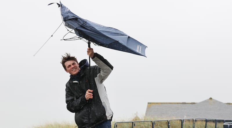 Heavy downpours accompanying strong winds in parts of Scotland could see up to 150mm of rainfall within 24 hours in some areas