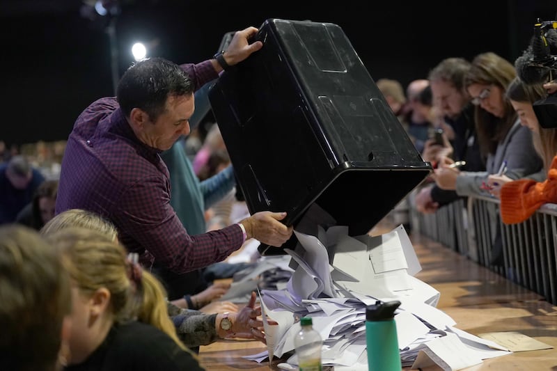 Counting takes place at RDS Simmonscourt in Dublin .