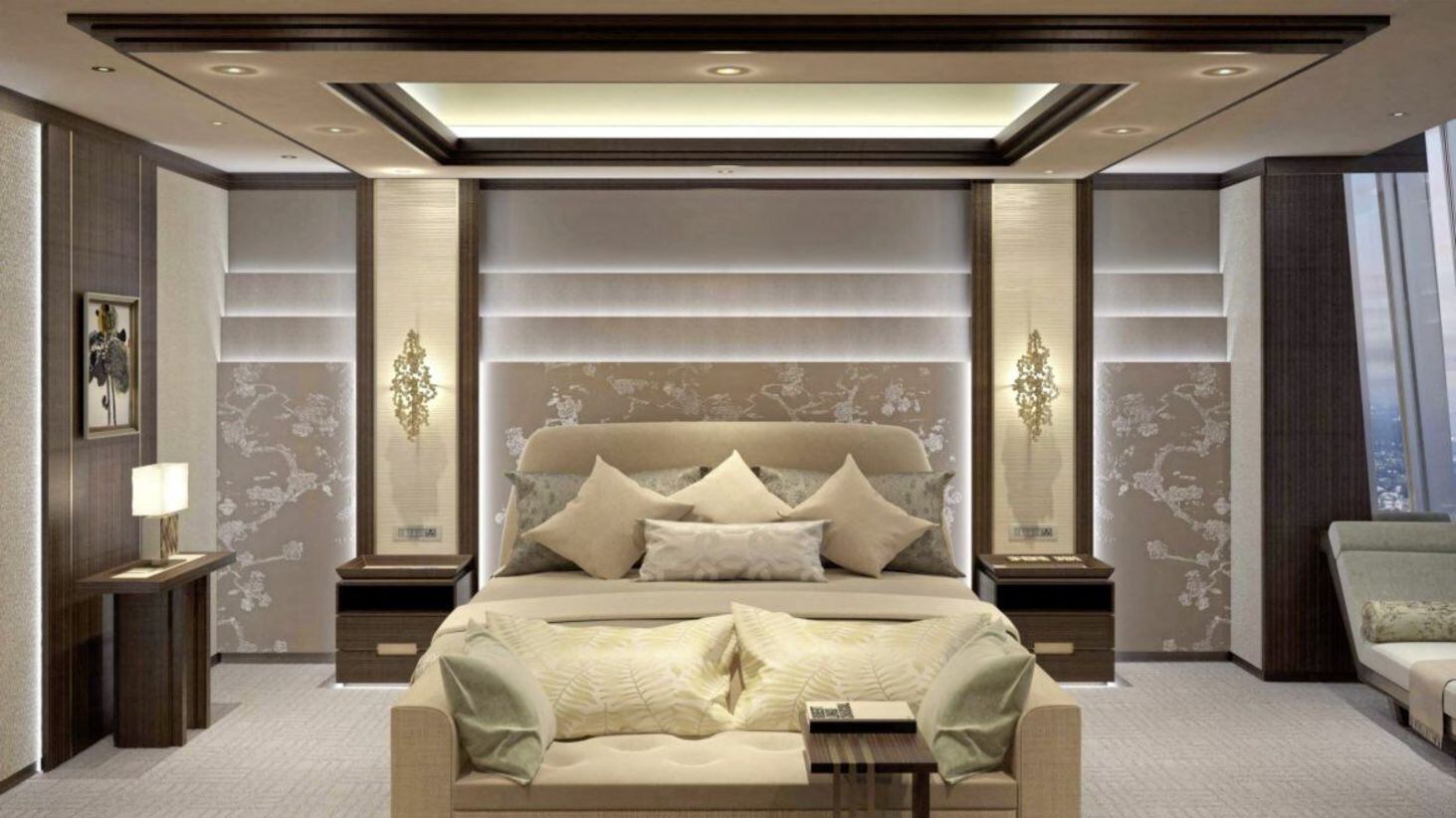 McCue completed the fit-out of the three Signature Suites in the Shangri-La Hotel, at The Shard, London 