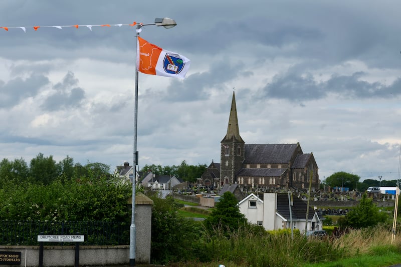 nting and flags in support of the Armagh Gaelic football team playing in the All Ireland against Galway this weekend. PICTURE: MAL MCCANN