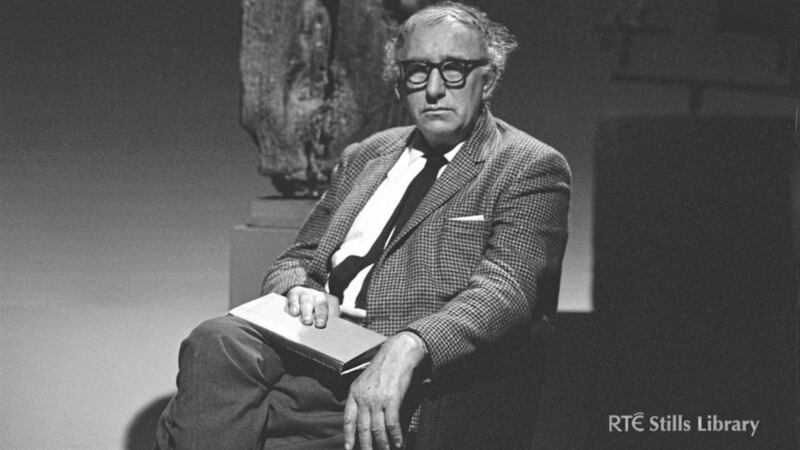 Co Monaghan poet Patrick Kavanagh. Picture from RT&Eacute; 