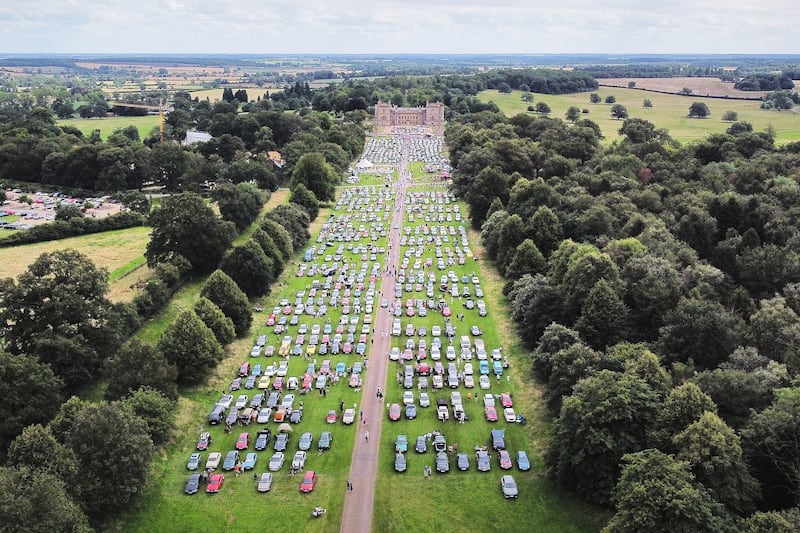 Around 2,000 cars attended and 4,000 guests were at the event. (Hagarty)