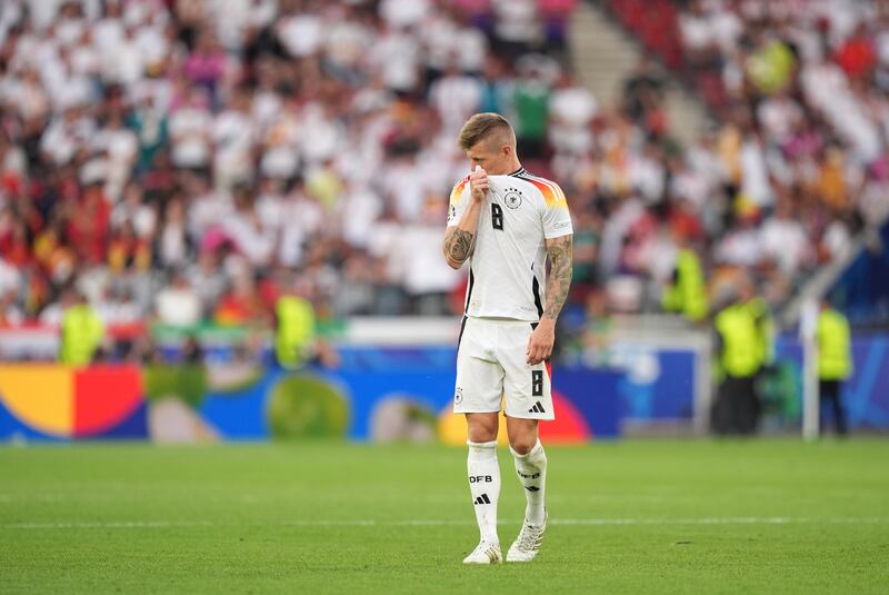 It was the end of the road for Germany and Toni Kroos after a quarter-final loss to Spain