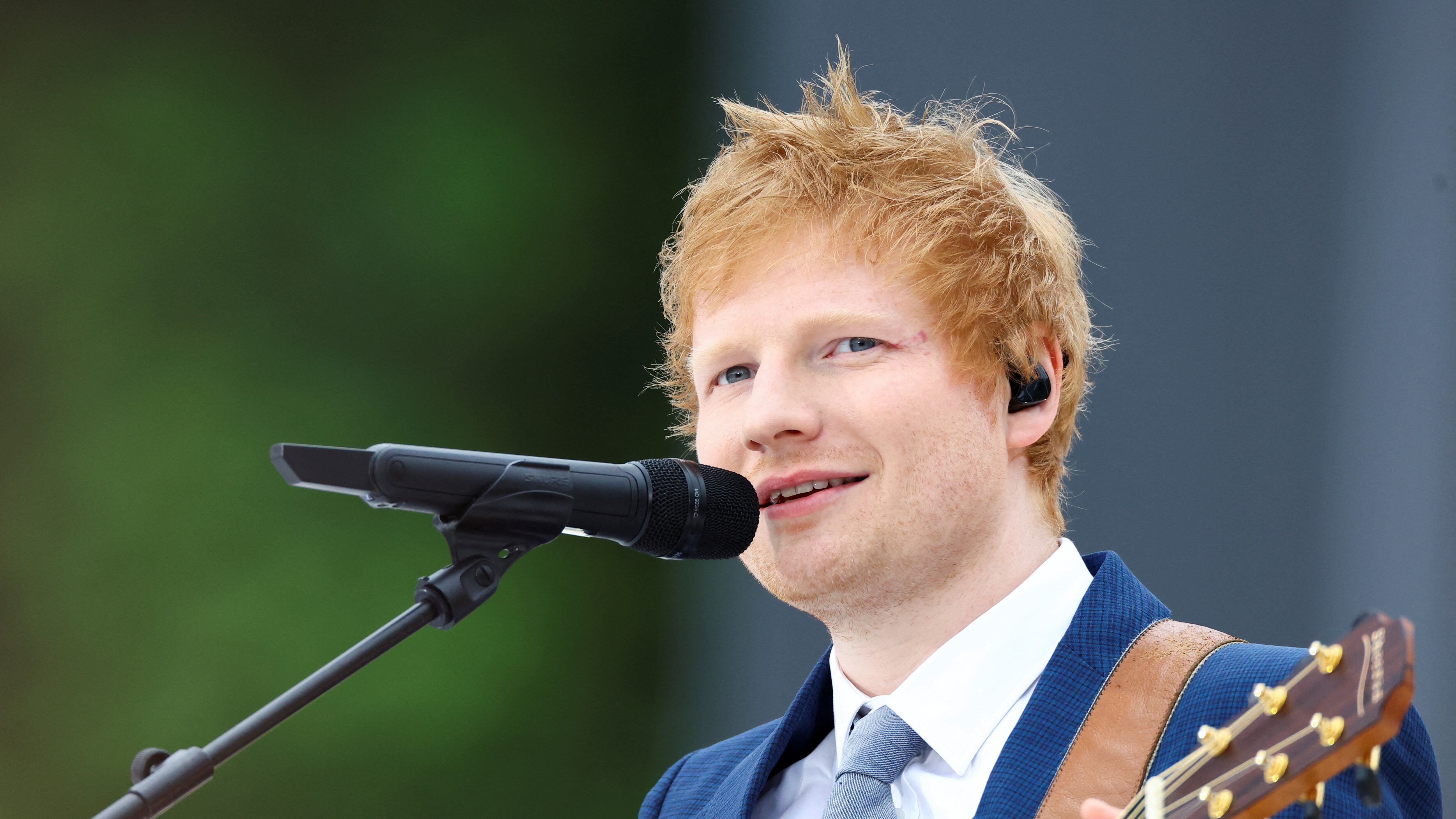 Ed Sheeran was the most played artist in the UK across radio, TV and in public places in 2023