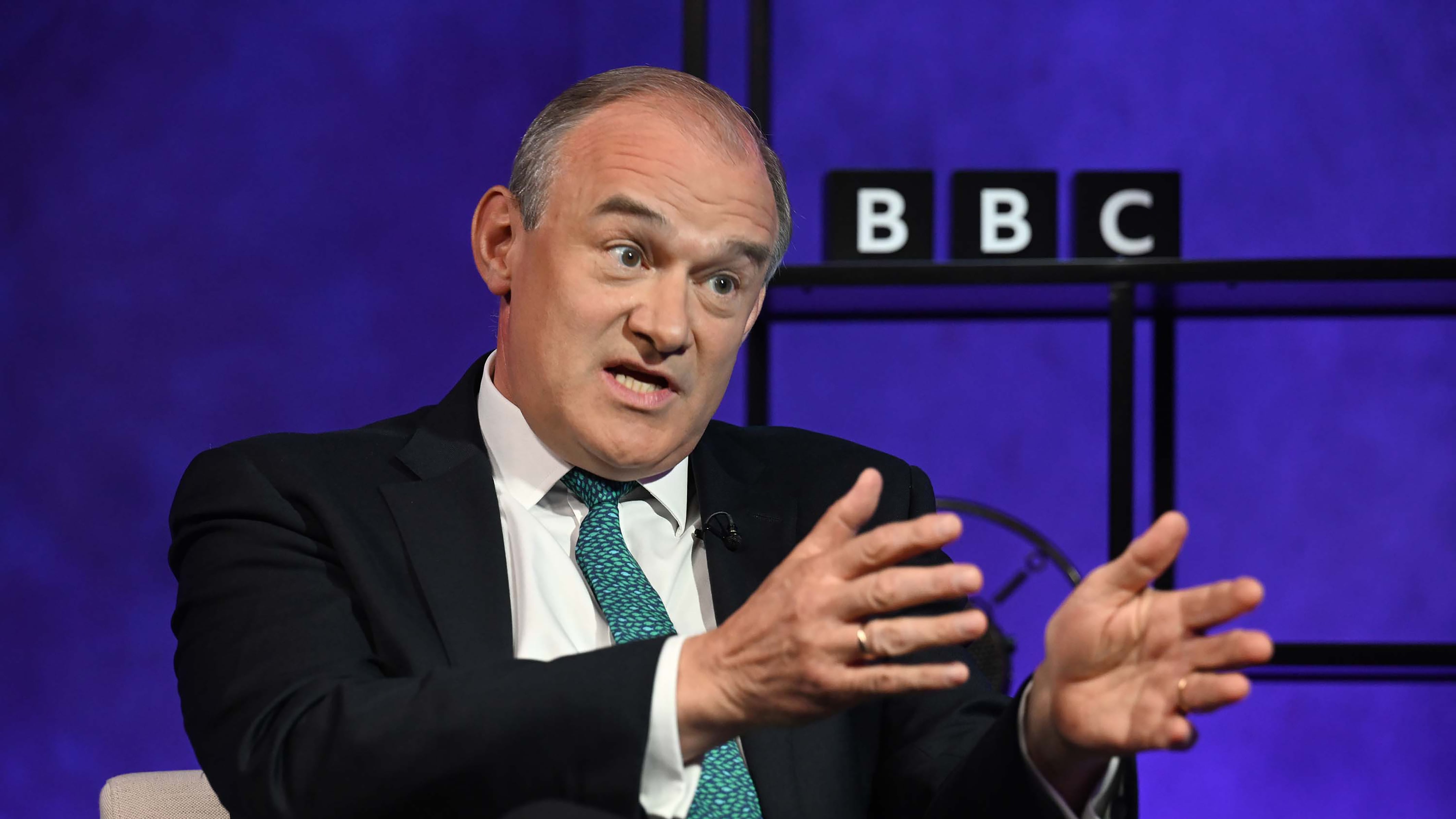 Sir Ed Davey said he does not ‘share any values’ with Nigel Farage
