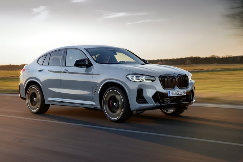 The X4 is an X3 SUV in a coupe body. (BMW)