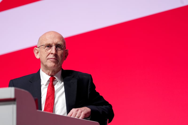 Defence Secretary John Healey at the Labour Party conference