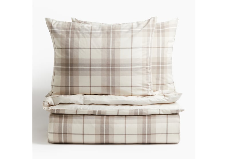 Flannel Double/King Duvet Cover Set, £42.50 (was £49.99), H&M