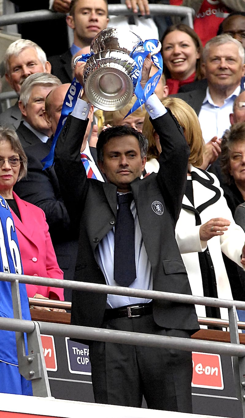 Jose Mourinho added the FA Cup to his domestic trophy collection