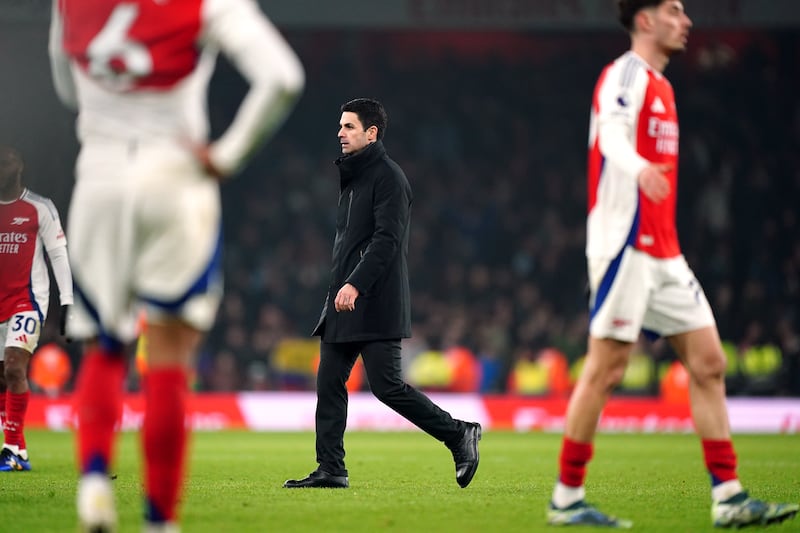 Arsenal manager Mikel Arteta was left frustrated following a Premier League draw against Aston Villa