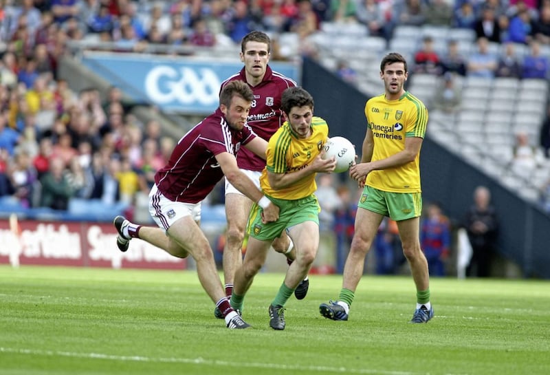 The Galway midfield pairing of Paul Conroy (pictured) and Fiontain Ó Curraoin could have a huge bearing on tomorrow's game as Kildare got the better of Down at centrefield last weekend 