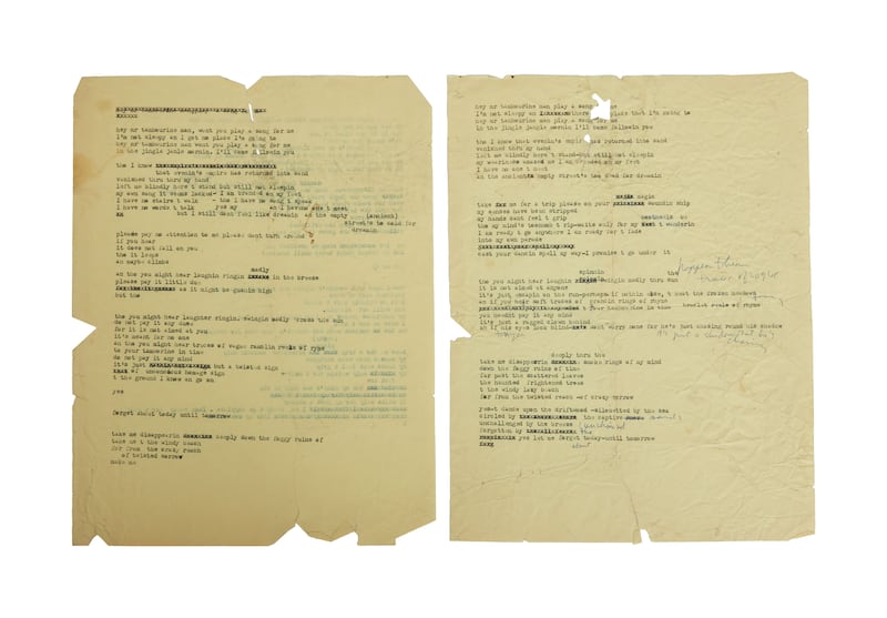 Bob Dylan (Julien’s Auctions)