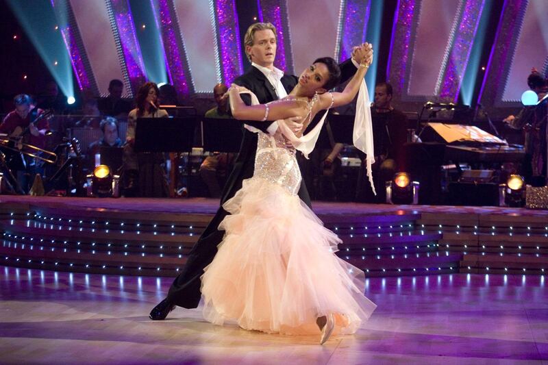 Alesha Dixon dancing with Matthew Cutler