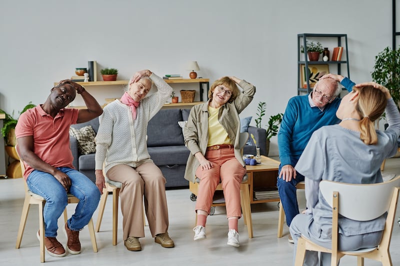 Some leisure centres offer chair exercise classes