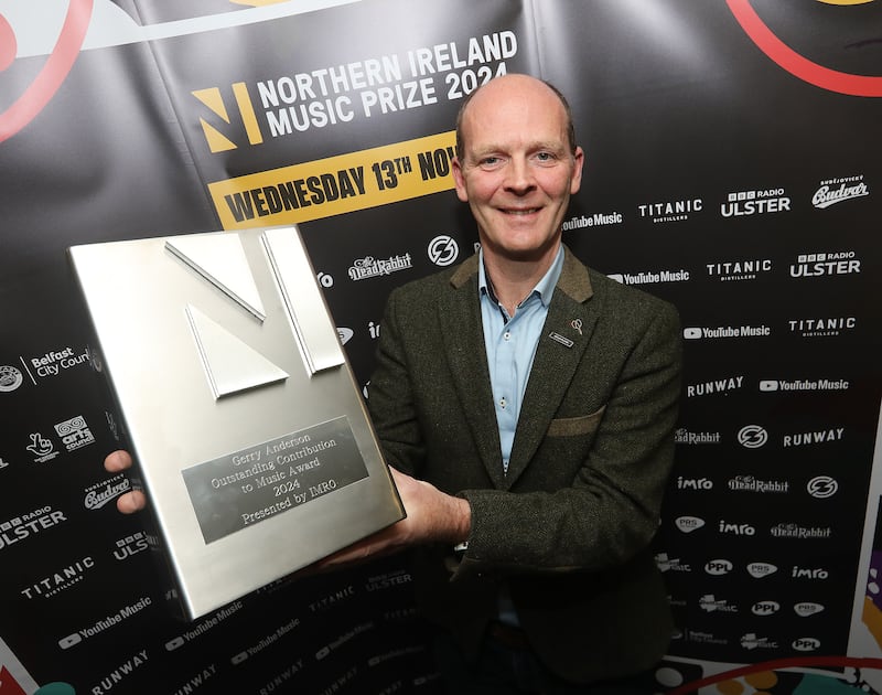 David Anderson accepted the Outstanding Contribution to Music Award on behalf of his late father, Gerry Anderson