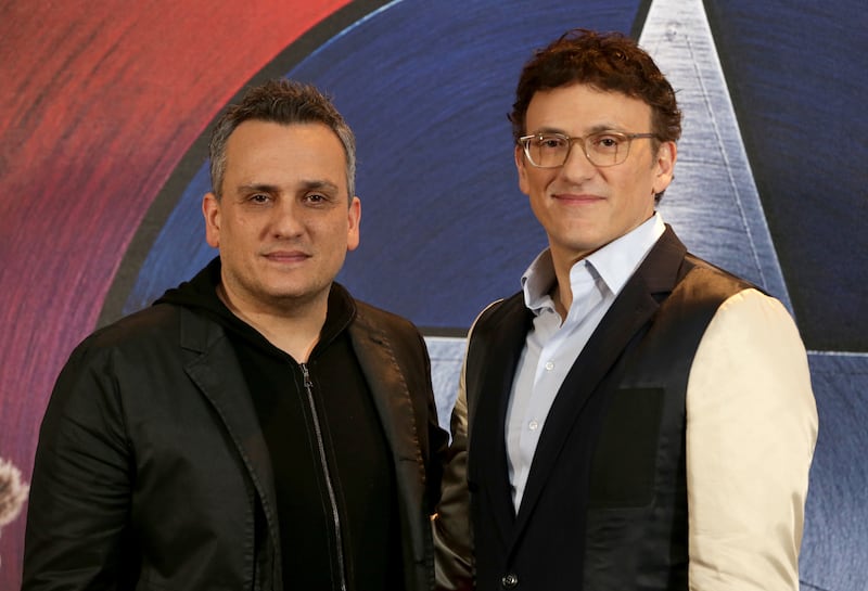 Hollywood directors Joe Russo (left) and Anthony Russo pictured attending the Captain America Civil War photocall in London