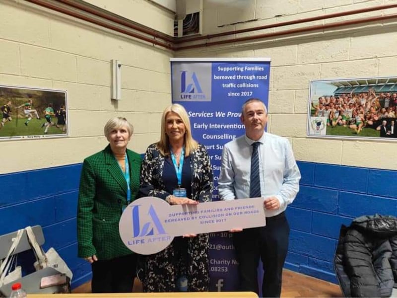 Some of the Life After committee members, from left to right, Marie O'Brien (Secretary), Debbie Mullan and Christopher Sherrard (Chairperson).