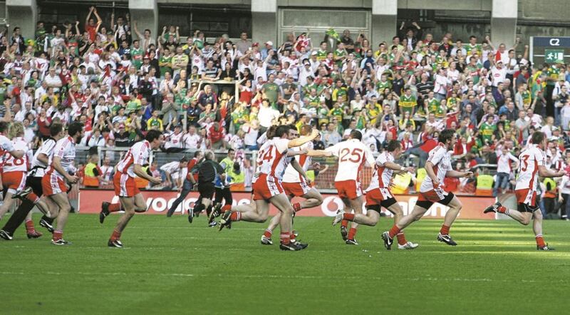 Presenting a live show from the Croke Park Hotel in 2008, minutes after Tyrone had beaten Kerry to win the All Ireland football final for the third time, is one of Lynette&#39;s career highlights. Picture by Colm O&#39;Reilly 