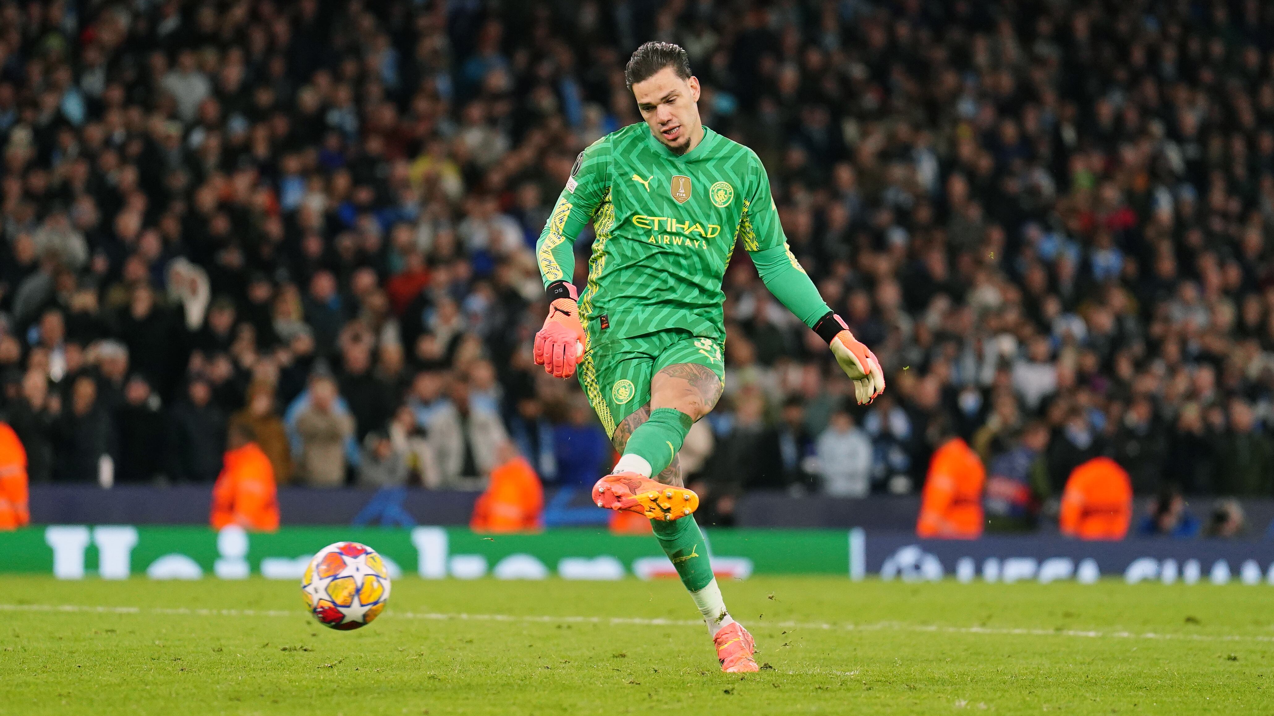 Manchester City goalkeeper Ederson will miss the rest of the season