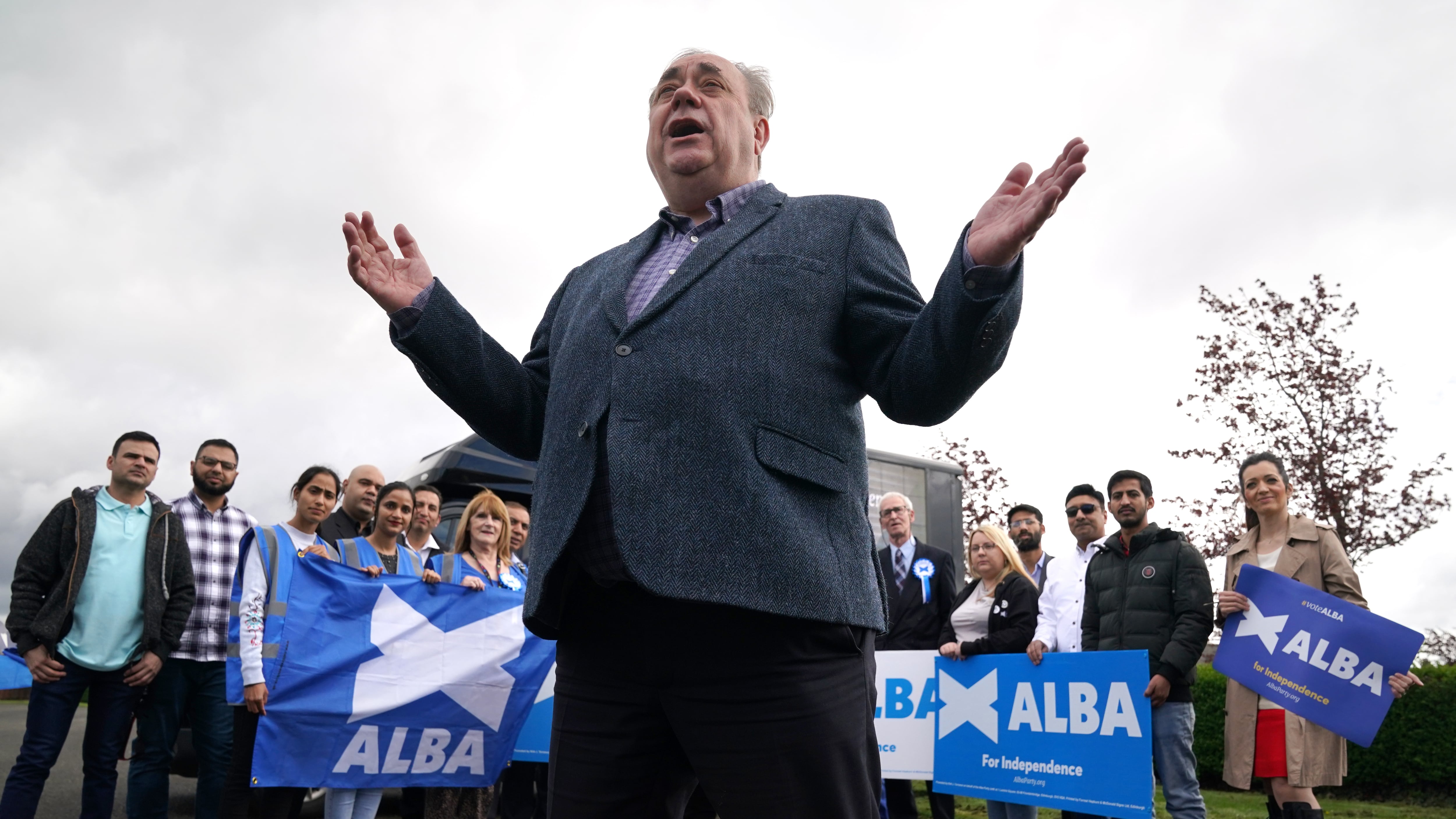 Alex Salmond said his Alba Party was the ‘natural home’ for independence supporters