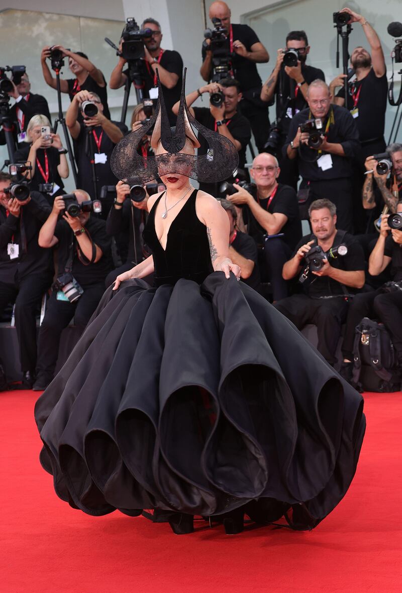 2Y124EF VENICE, ITALY – SEPTEMBER 04: Lady Gaga attends the “Joker: Folie a Deux” red carpet during the 81st Venice International Film Festival at Sala Grande on September 04, 2024 in Venice, Italy. Credit: Matteo Chinellato/Alamy Live News