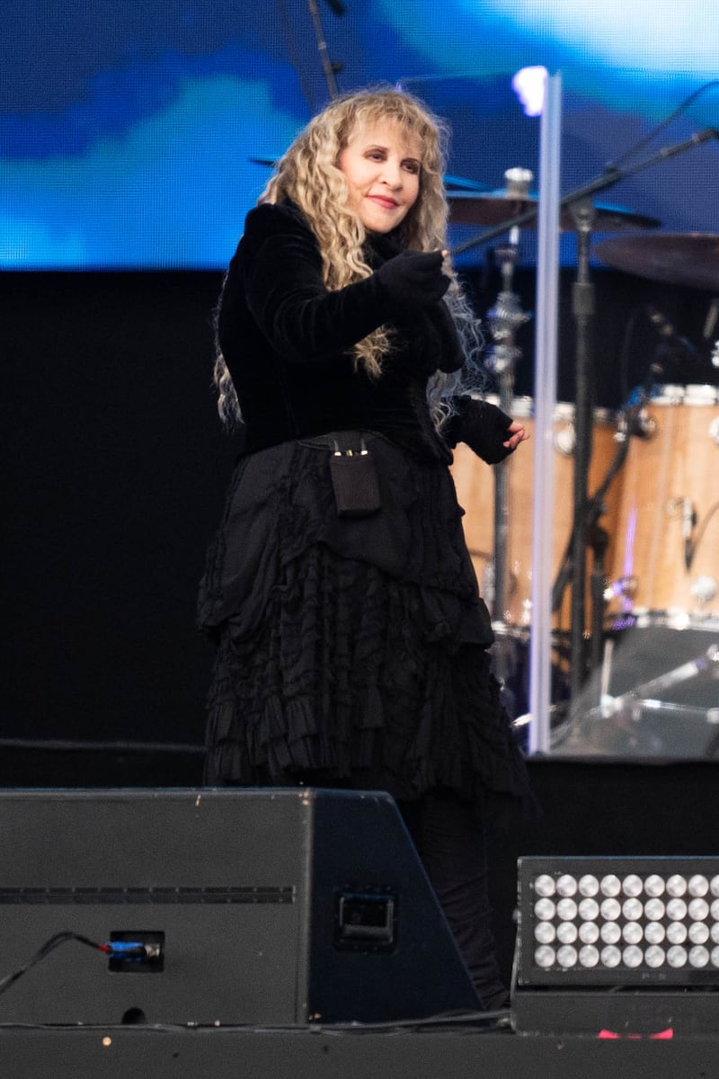 Stevie Nicks performing on stage at BST Hyde Park