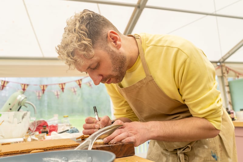 Contestant John on The Great British Bake Off 2024