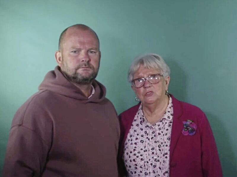 Glenn Quinn&#39;s brother Martin and mother Ellen  